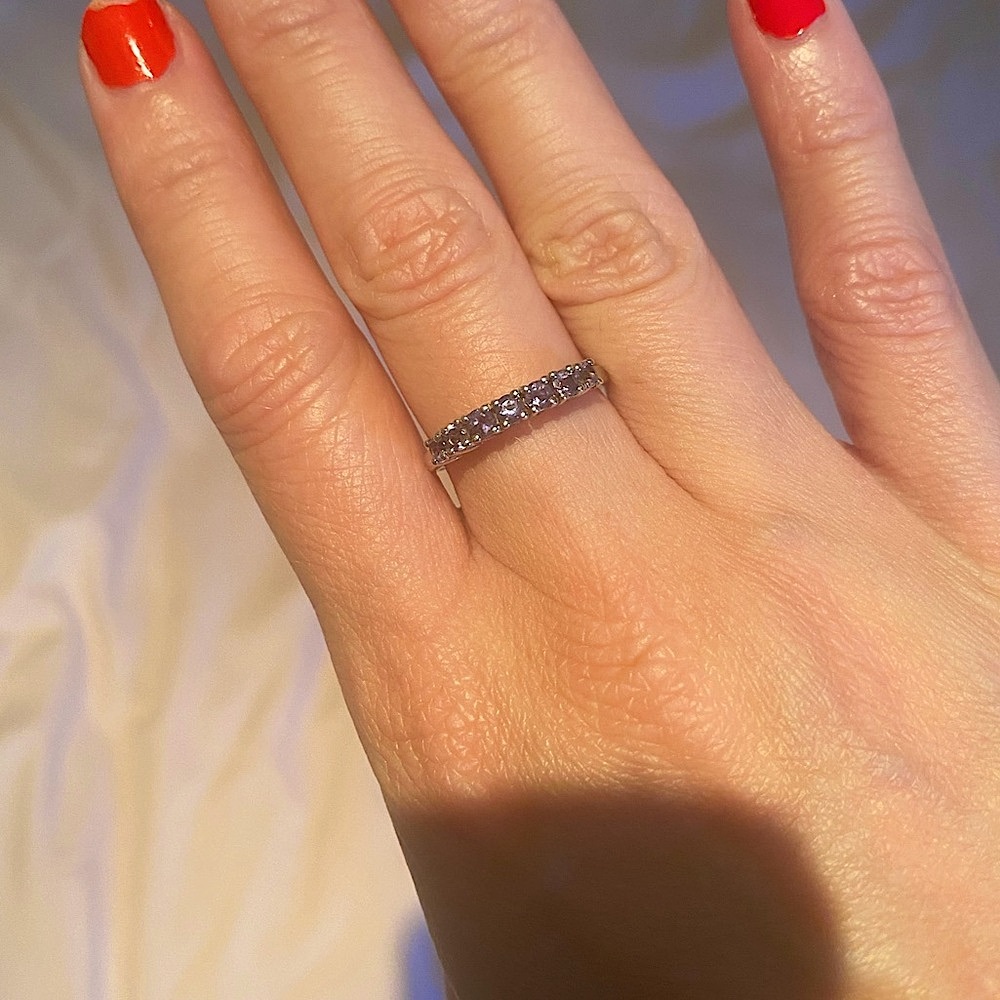 💍 Amethyst 💍 925 Sterling silver ring size 7